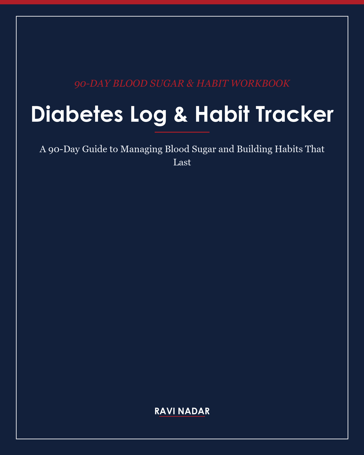 Diabetes Log & Habit Tracker